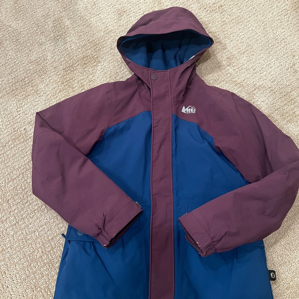REI Blue Fleece Jacket for Girls